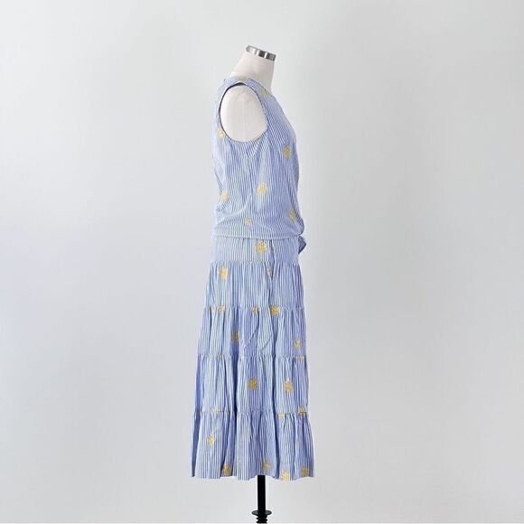 J. CREW Embroidered Pineapple Skirt & Tank Size XS & 2.  SELLING AS A SET - Picture 6 of 14